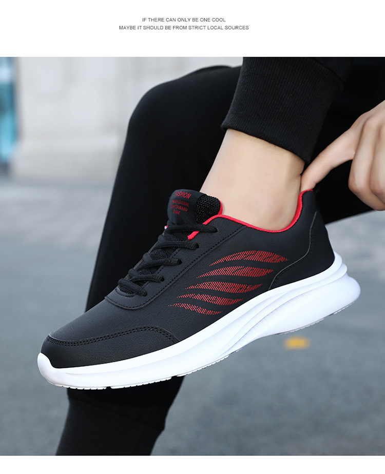 Lichte hardloopschoenen voor heren met veters en demping detail 12