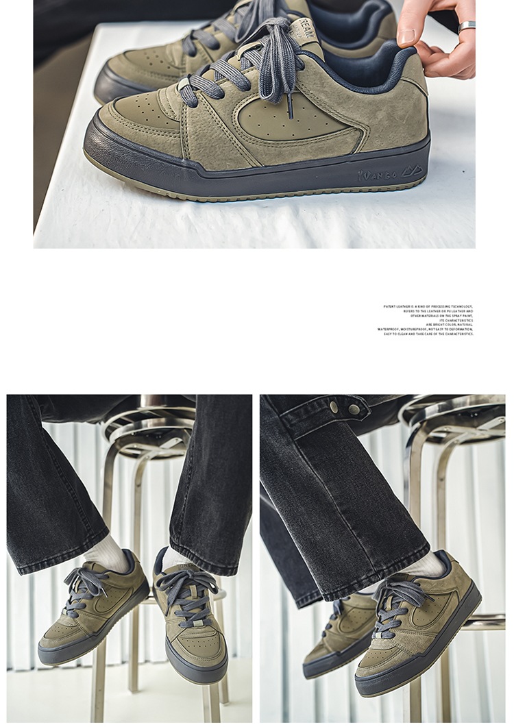 Chaussures de skate casual à lacets et amorti pour homme detail 19