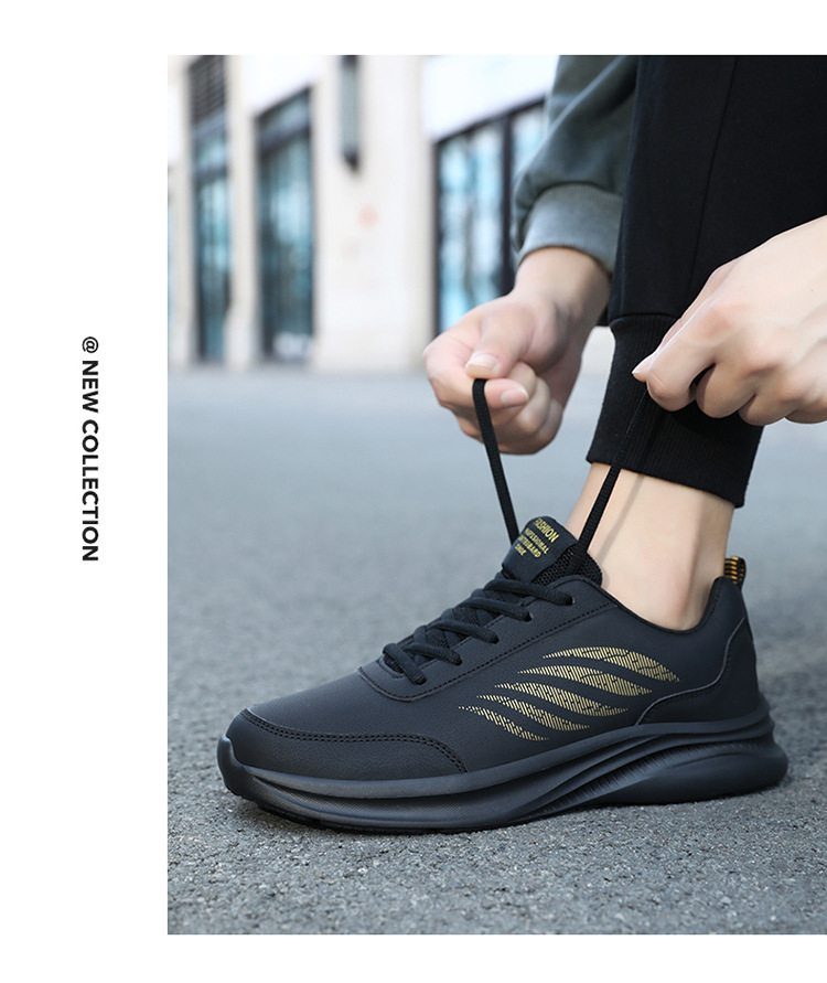 Lichte hardloopschoenen voor heren met veters en demping detail 19