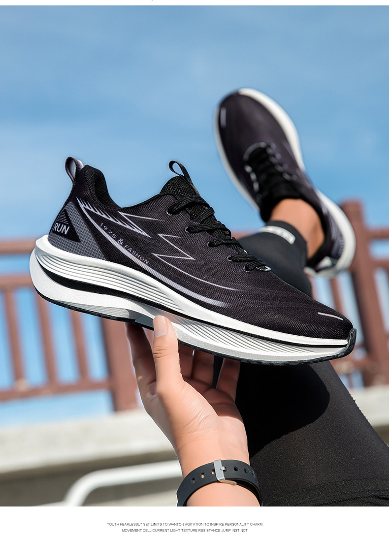 Unisex ademende hardloopschoenen met demping detail 9