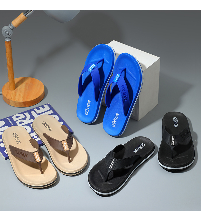 Men's Casual Lightweight Non-Slip Flip-Flops detail 11