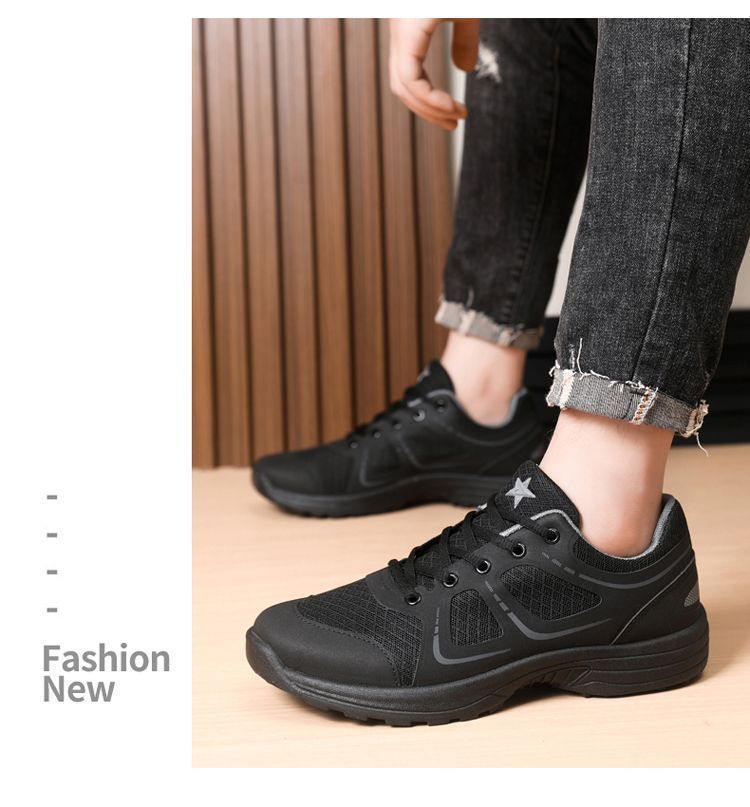 Lichte en ademende mesh hardloopschoenen voor heren detail 6