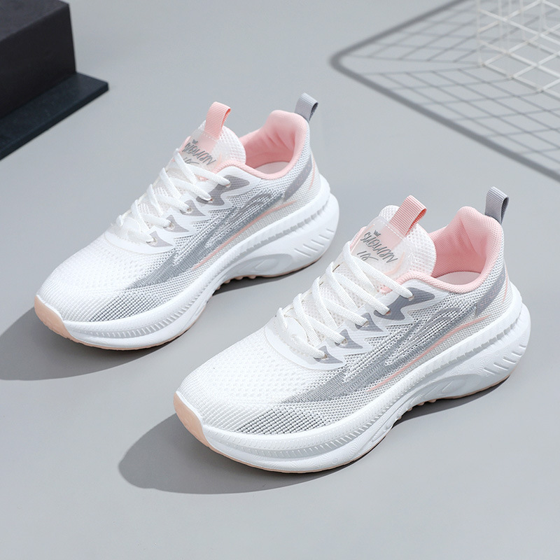 Scarpe da corsa da donna traspiranti in mesh ammortizzate