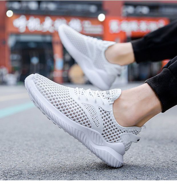 Men's Breathable Mesh Lightweight Running Shoes detail 9