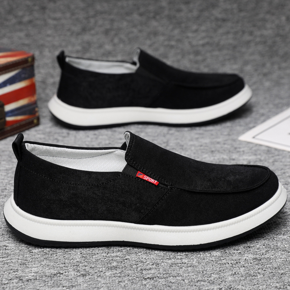 Men's Breathable Canvas Slip-On Casual Shoes 3