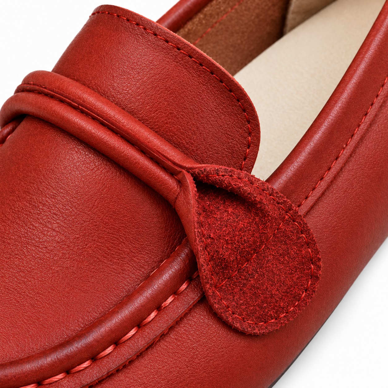 Women's Full-Grain Leather Penny Loafer Flats 8