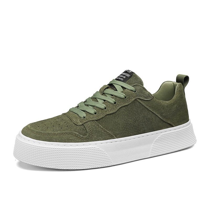 Chaussures de skate à lacets respirantes en daim pour homme 6