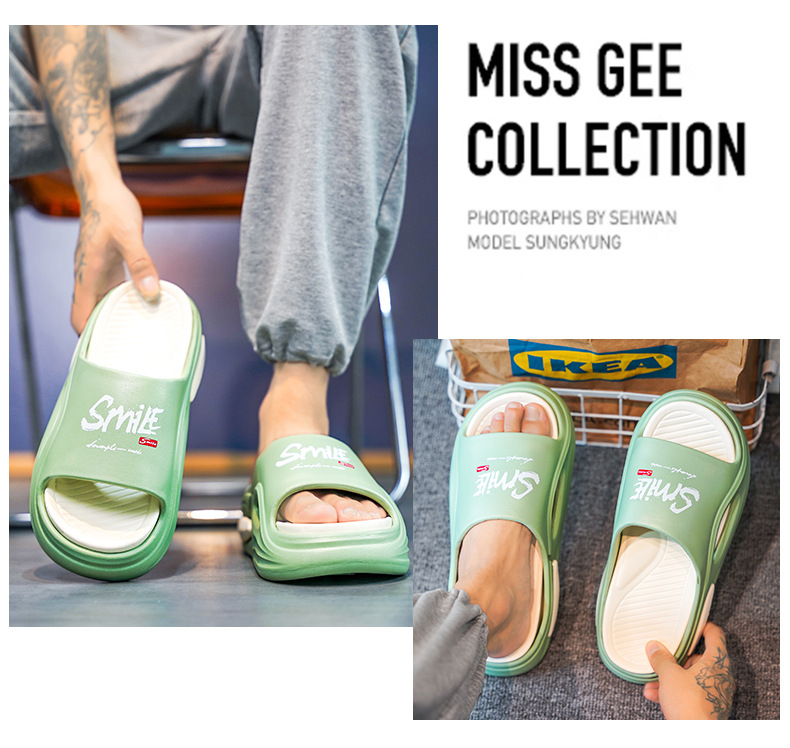 Unisex Lightweight Cushioned EVA Platform Slippers detail 2