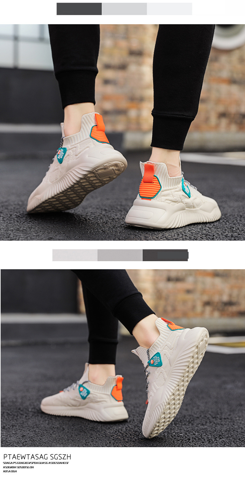 Atmungsaktive Herren-Laufschuhe aus Strick mit Dämpfung detail 2