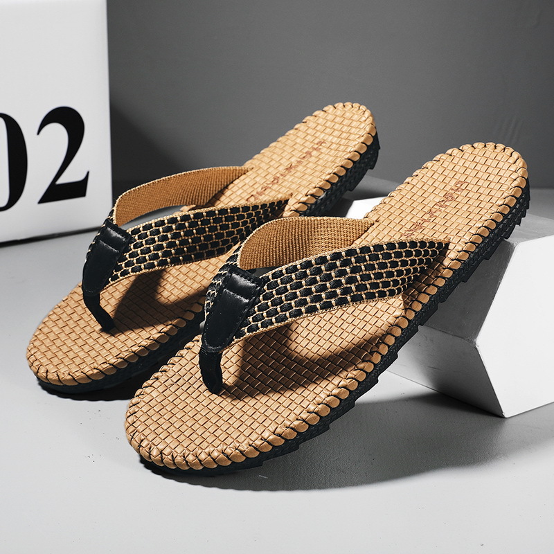 Men's Lightweight Breathable Canvas Flip-Flops 3