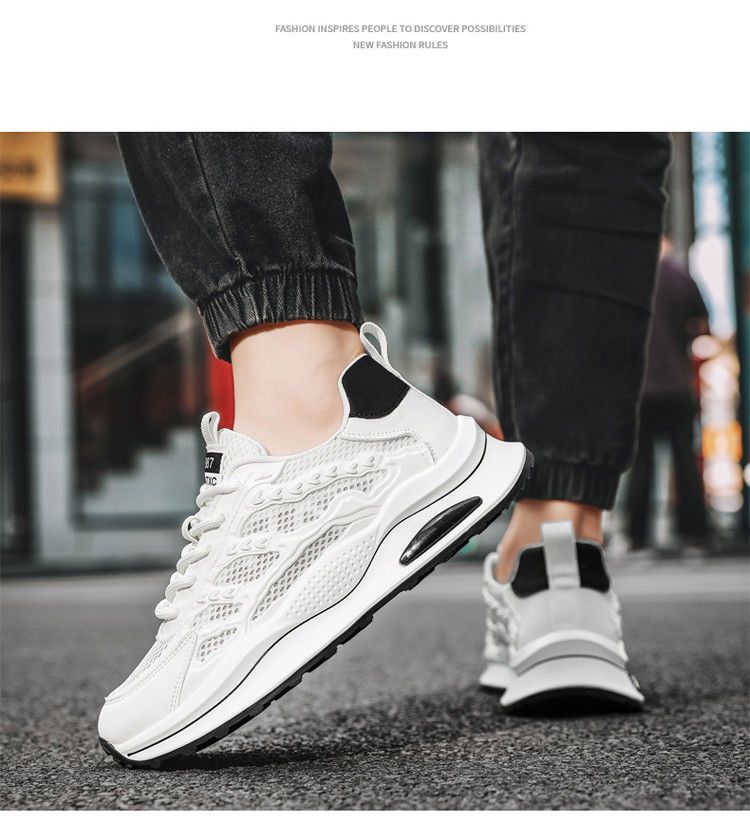Scarpe sportive da uomo in mesh traspirante e ammortizzate detail 4