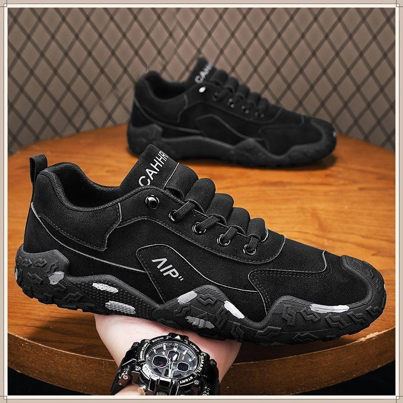 Rutschfeste Herren-Freizeitschuhe mit Schnürung für draußen 3