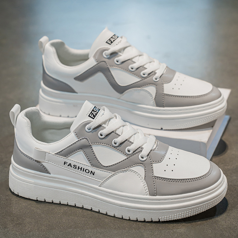Men's Colorblock Lace-Up Casual Shoes 3