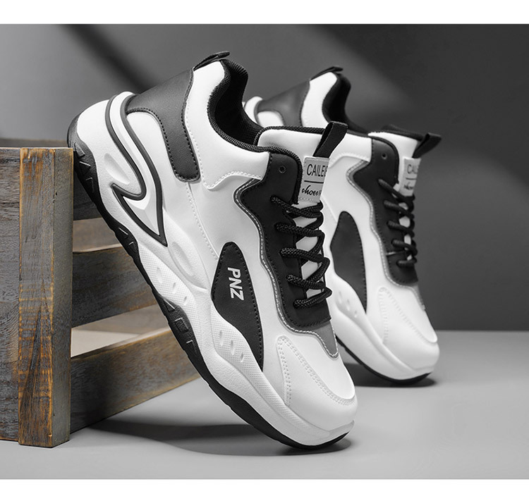 Zapatos casuales de hombre con plataforma acolchada y bloques de color detail 13