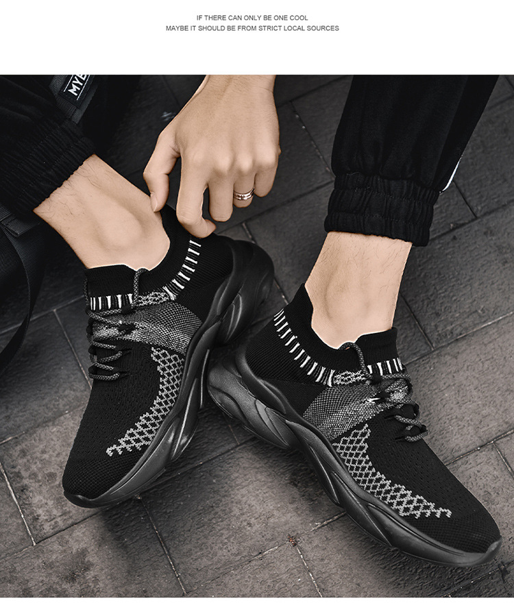 Scarpe da corsa da uomo leggere e traspiranti in mesh detail 2