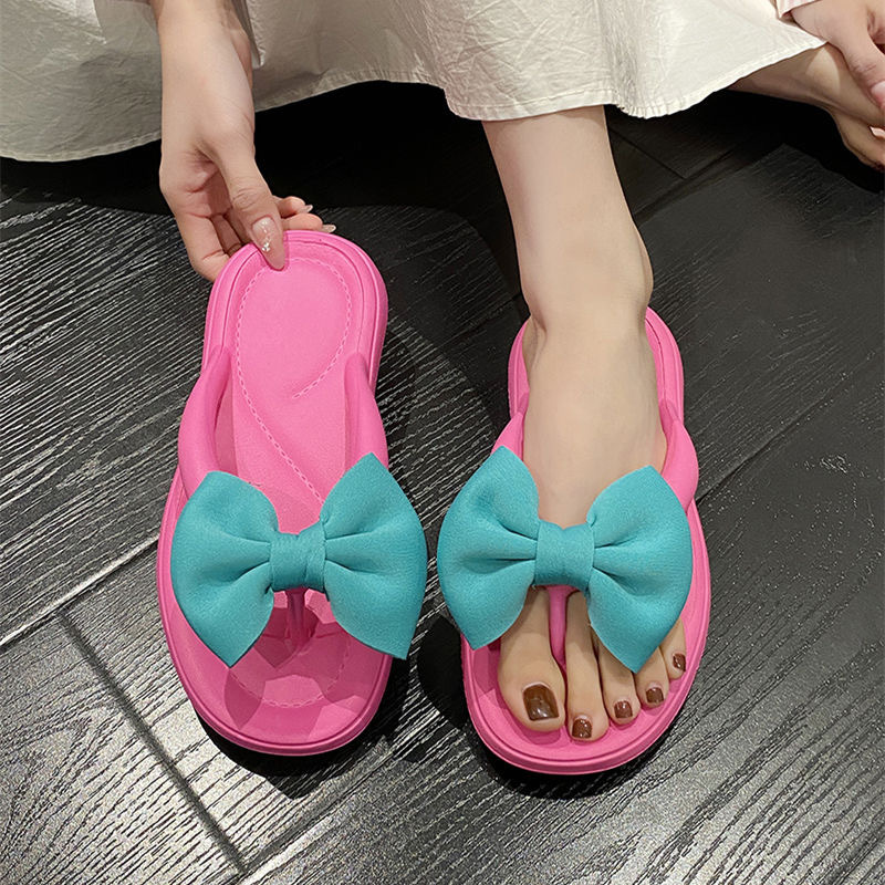 Women's Lightweight Soft-Sole EVA Bow Flip-Flops 5