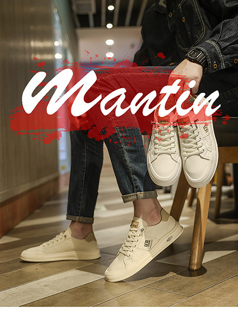 Men's Lace-Up Non-Slip Low-Top Casual Shoes detail 1