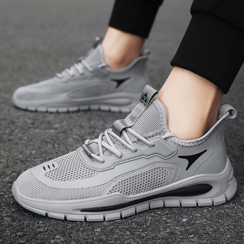 Scarpe da corsa da uomo traspiranti in mesh leggere stringate 5