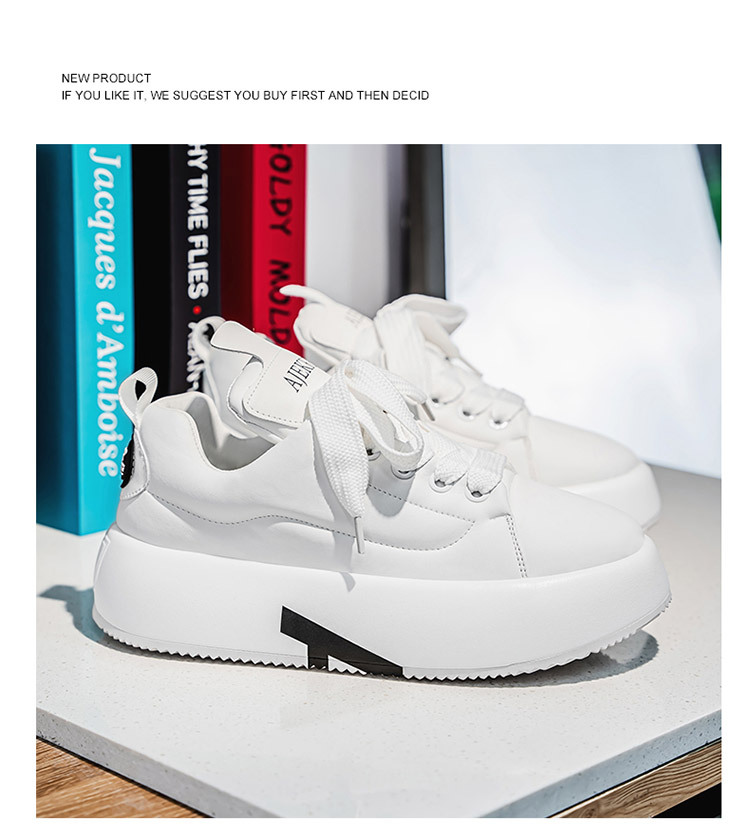 Chaussures casual unisexes à plateforme et lacets style chunky detail 5