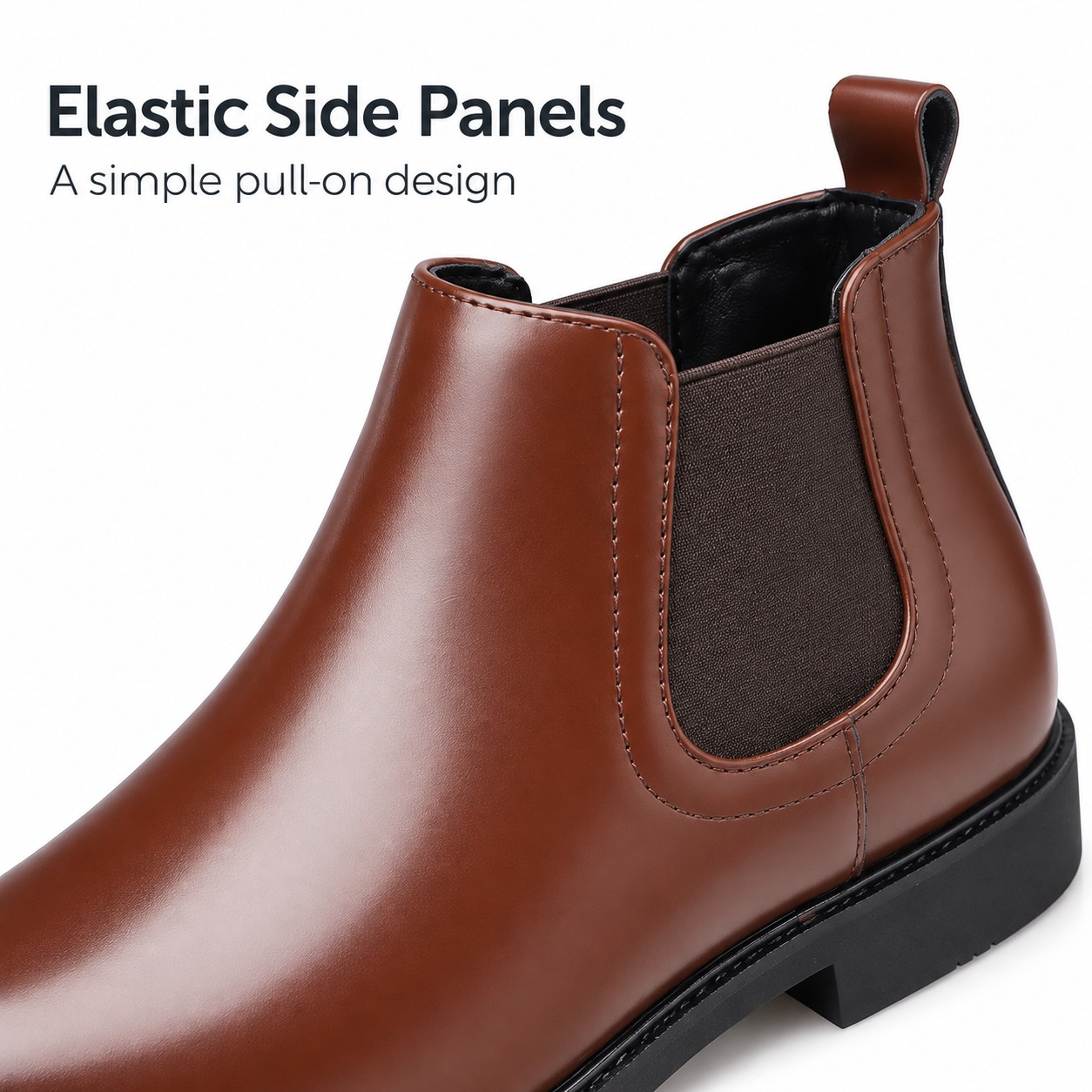 Men's Leather Chelsea Boots detail 3