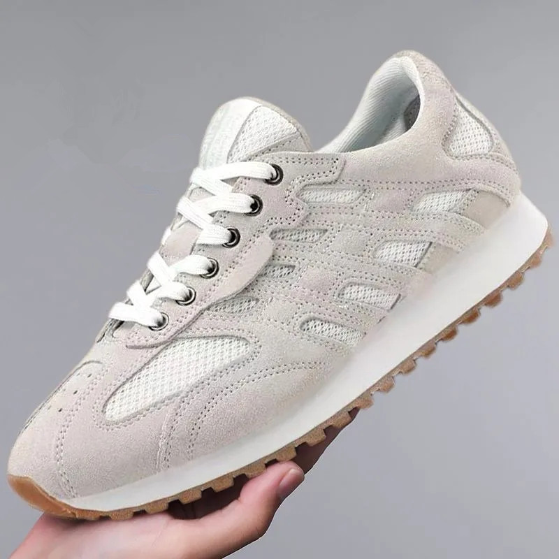 Atmungsaktive Herren-Sneaker im Vintage-Look zum Schnüren