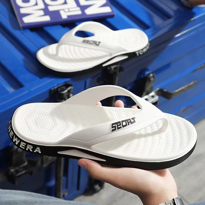 Men's Sporty Non-Slip Cushioned Beach Flip-Flops 5