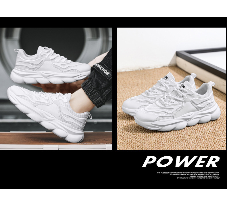 Men's Breathable Cushioned Platform Casual Shoes detail 11
