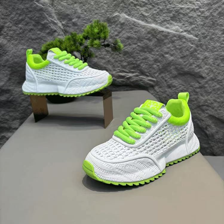 Women's Breathable Mesh Platform Sneakers detail 1