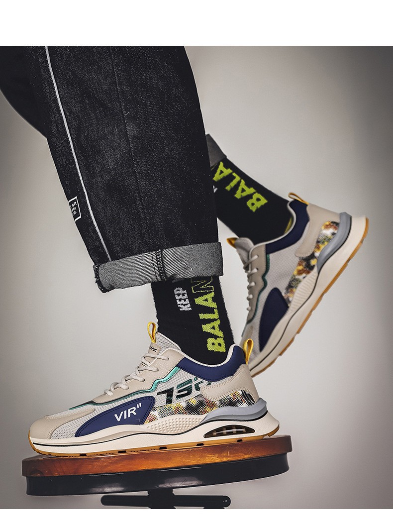Atmungsaktive Herren-Sportschuhe mit Schnürung & Dämpfung detail 3