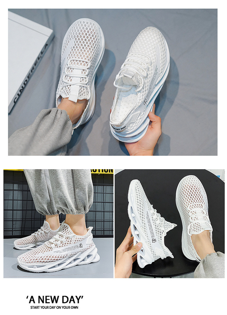 Atmungsaktive, leichte Herren-Laufschuhe aus Mesh detail 1