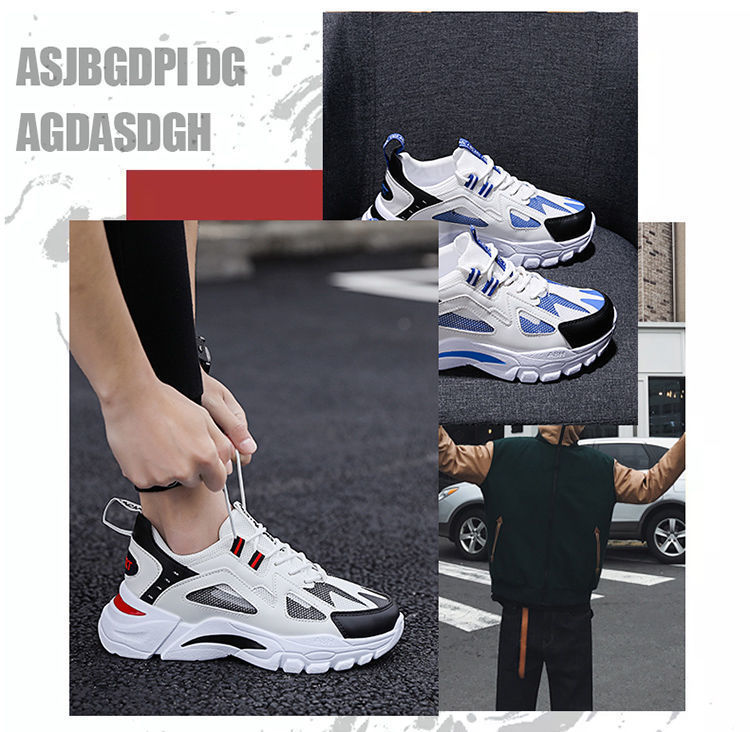 Zapatillas de deporte casuales de plataforma y transpirables para hombre detail 1