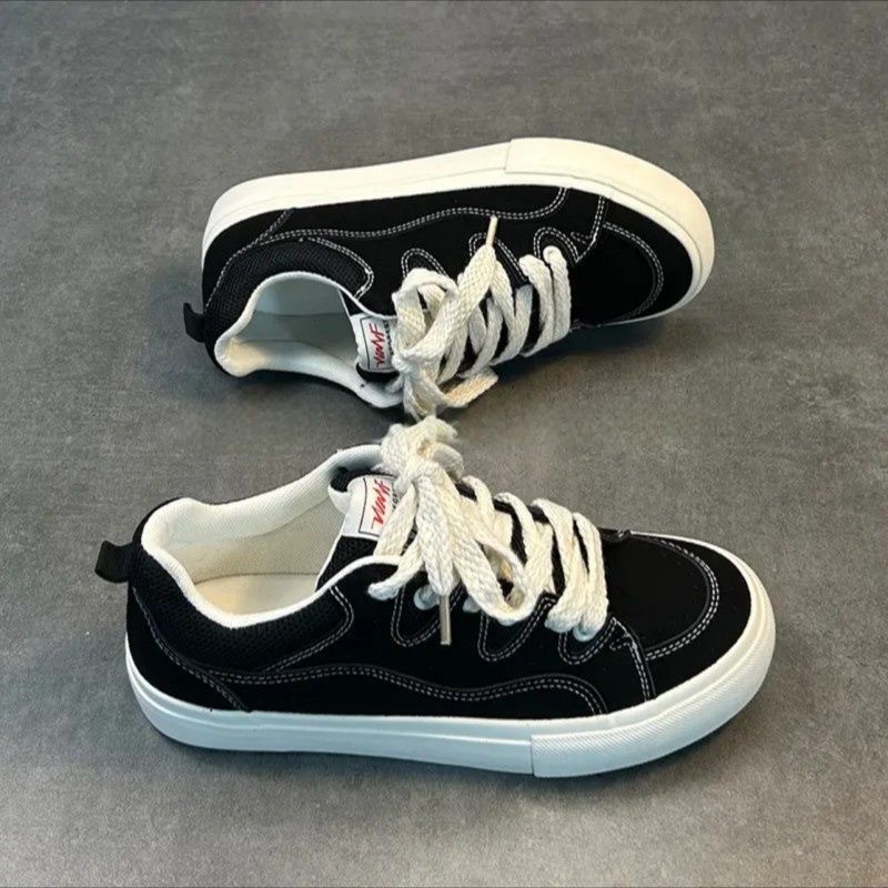 Gedämpfte Plateau-Freizeitschuhe für Herren mit Schnürung 5