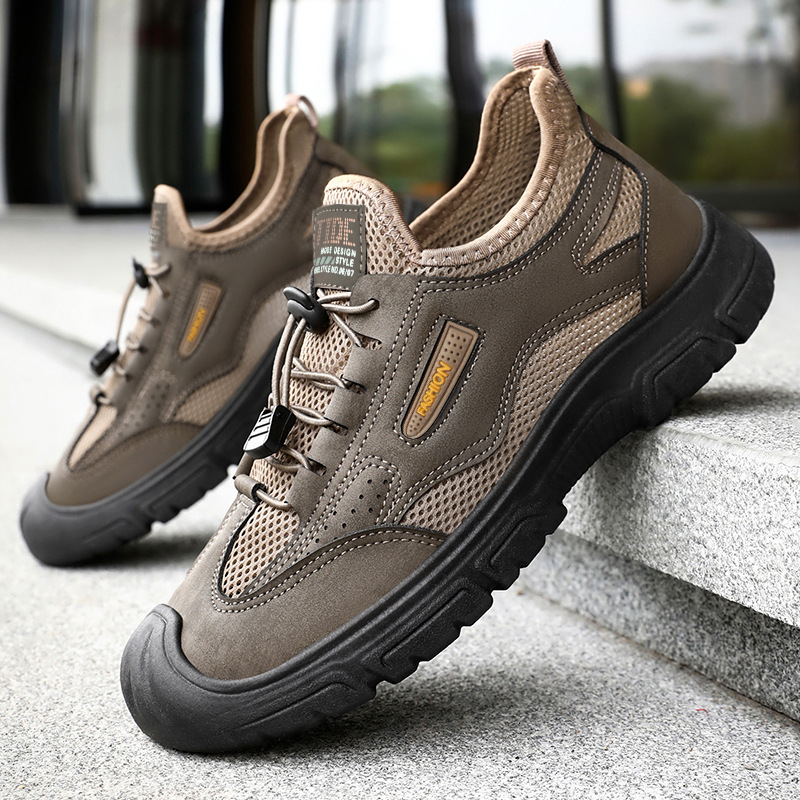 Atmungsaktive, leichte Outdoor-Freizeitschuhe für Herren aus Mesh