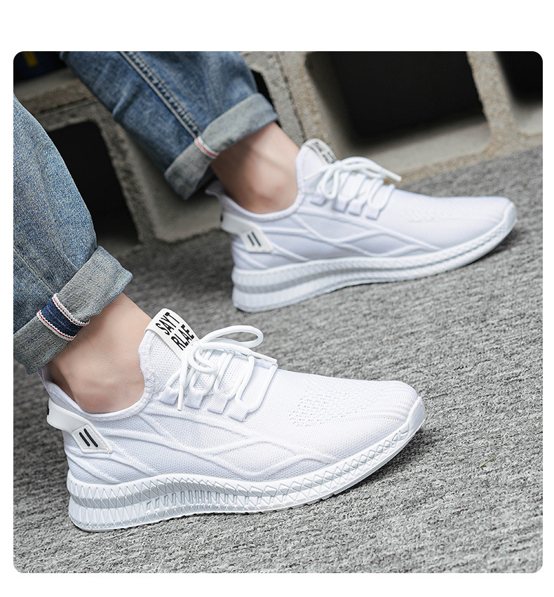 Men's Breathable Knit Lightweight Running Shoes detail 8