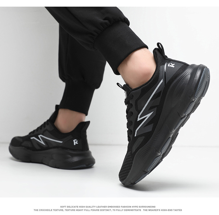 Men's Breathable Lightweight Cushioned Running Shoes detail 3