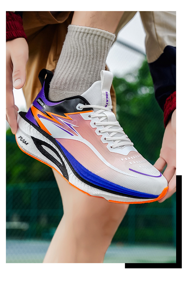 Men's Breathable Cushioned Running Shoes detail 2