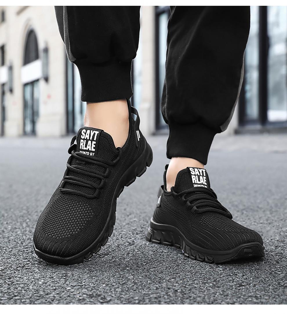 Men's Breathable Lightweight Mesh Running Shoes detail 2