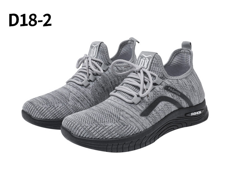 Lichte ademende gebreide hardloopschoenen voor heren detail 12