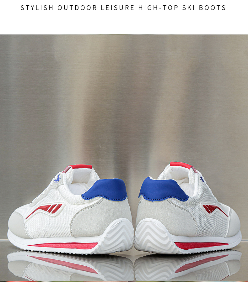 Baskets casual respirantes en mesh à blocs de couleurs pour homme detail 3