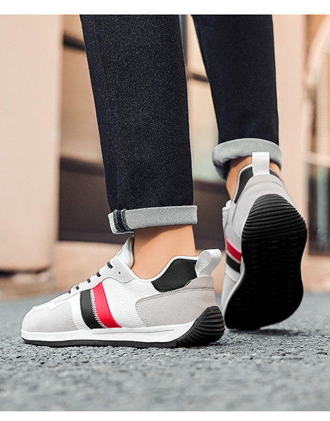 Baskets casual respirantes en mesh à blocs de couleur pour homme detail 3