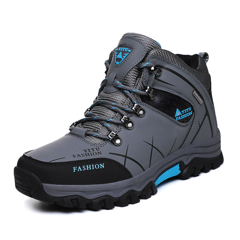 Rutschfeste Schnür-Wanderstiefel für Herren 6