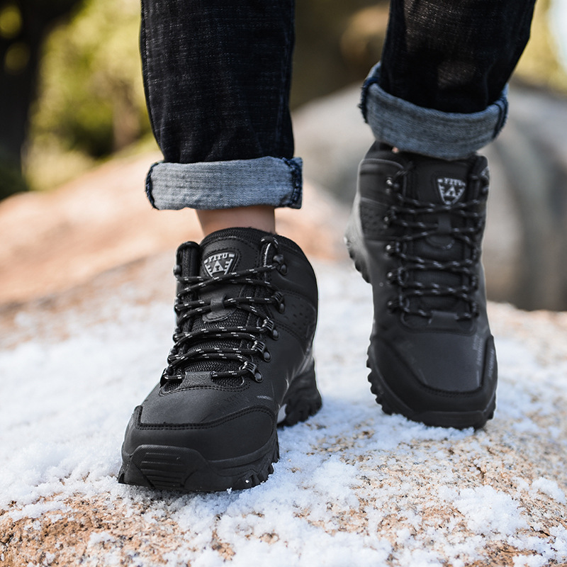 Rutschfeste Schnür-Wanderstiefel für Herren detail 19