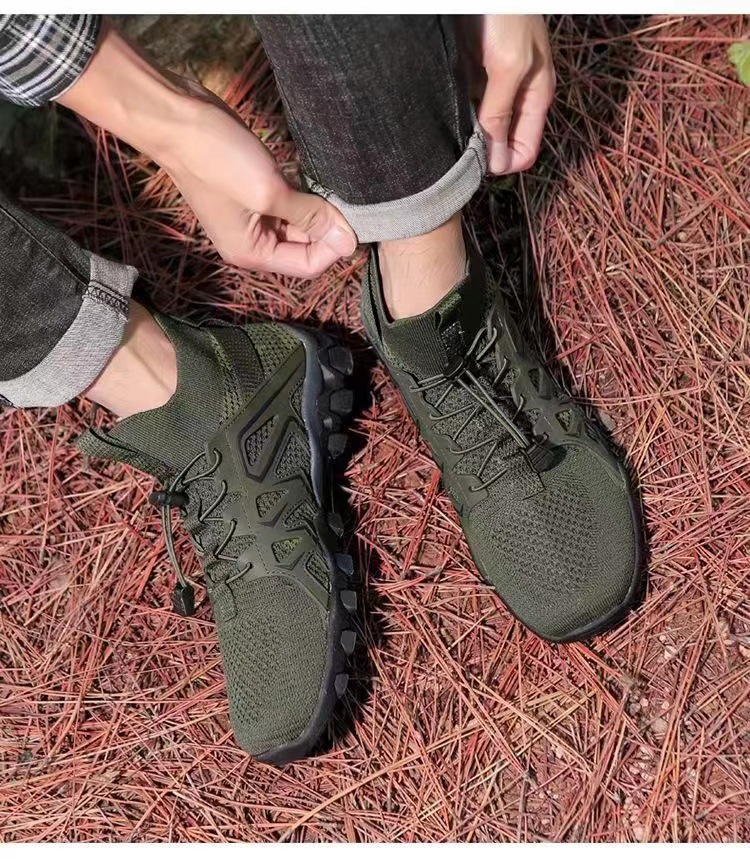 Scarpe sportive da uomo in mesh traspirante leggere con lacci detail 10