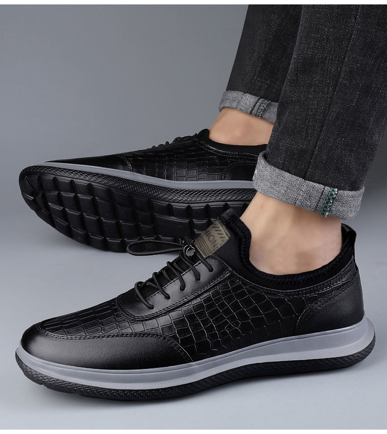 Chaussures casual antidérapantes pour homme en similicuir PU detail 9