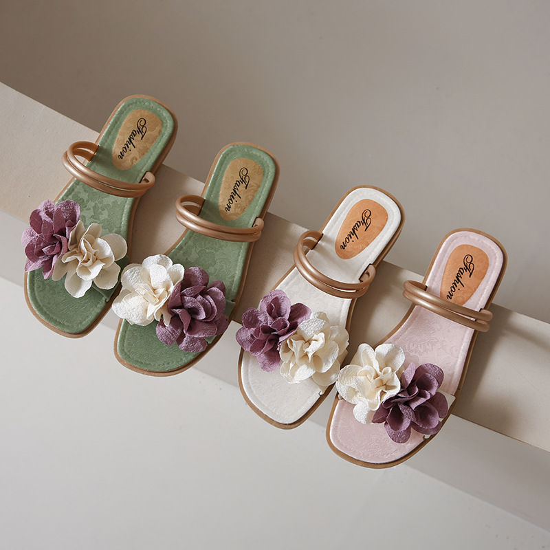 Women's Floral Lightweight Slip-On Flat Slippers 3