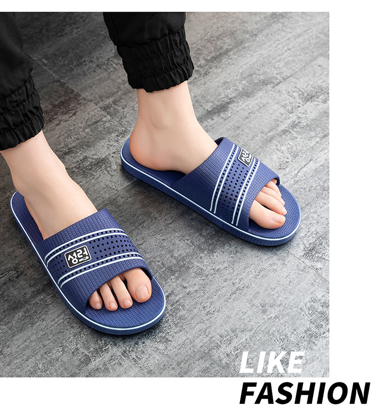 Chaussons Unisexe Ouverts en PVC Séchage Rapide et Antidérapants detail 2