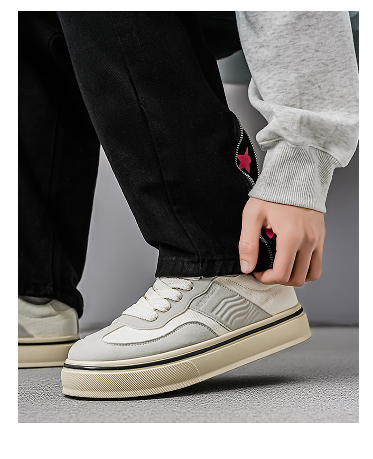 Herren Freizeitschuhe mit Schnürung, Colorblocking & Plateau detail 10