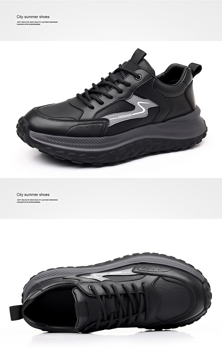 Sneakers casual da uomo stringate, traspiranti e ammortizzate detail 9