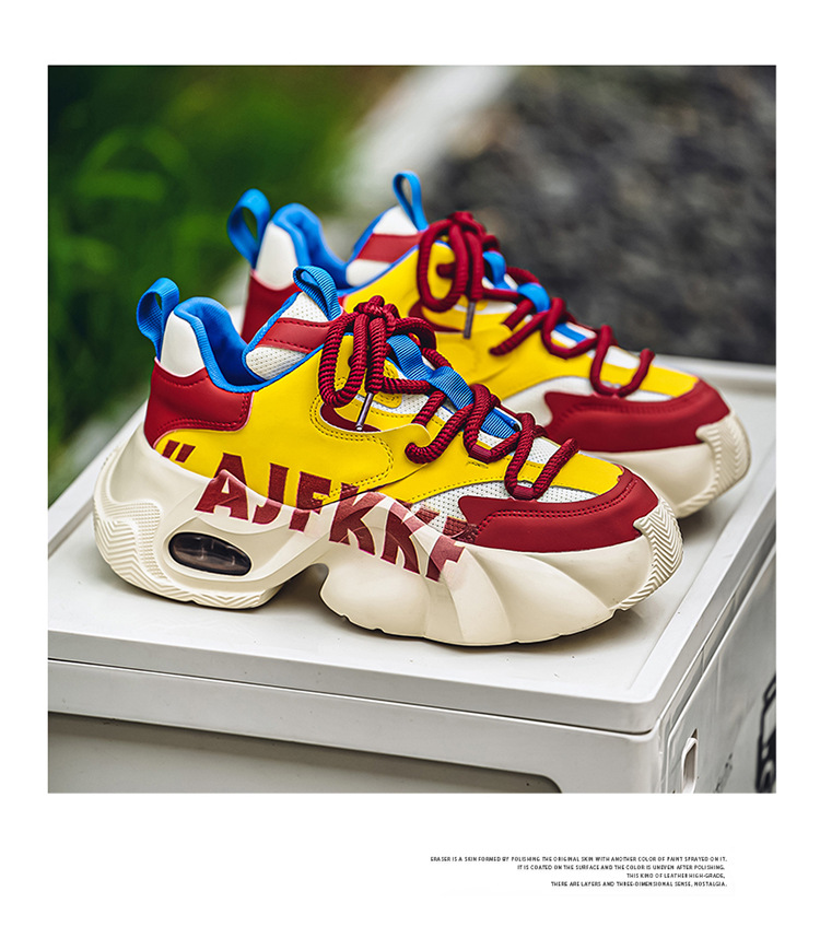 Zapatillas de deporte casuales para hombre con plataforma chunky detail 14