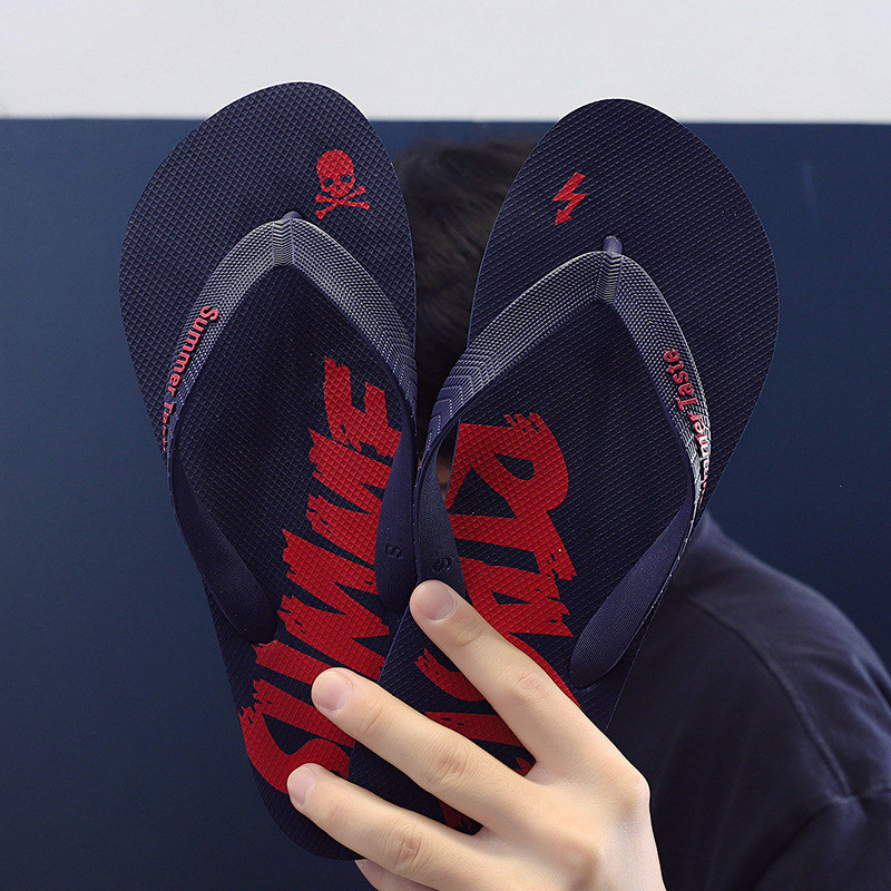 Men's Lightweight Quick-Dry Graphic Print Flip-Flops 3